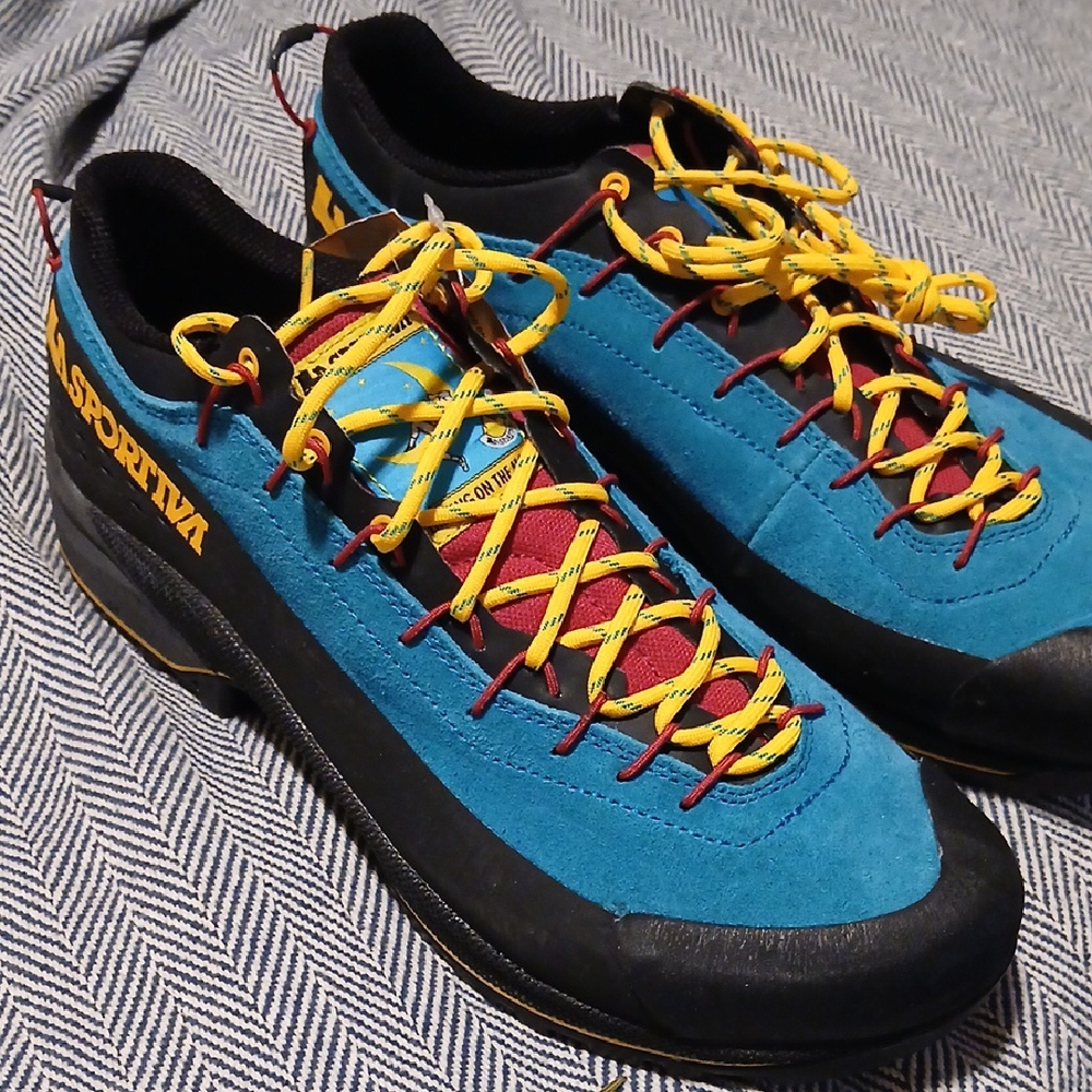 La Sportiva Blue and Black Athletic Shoes with Durable Construction